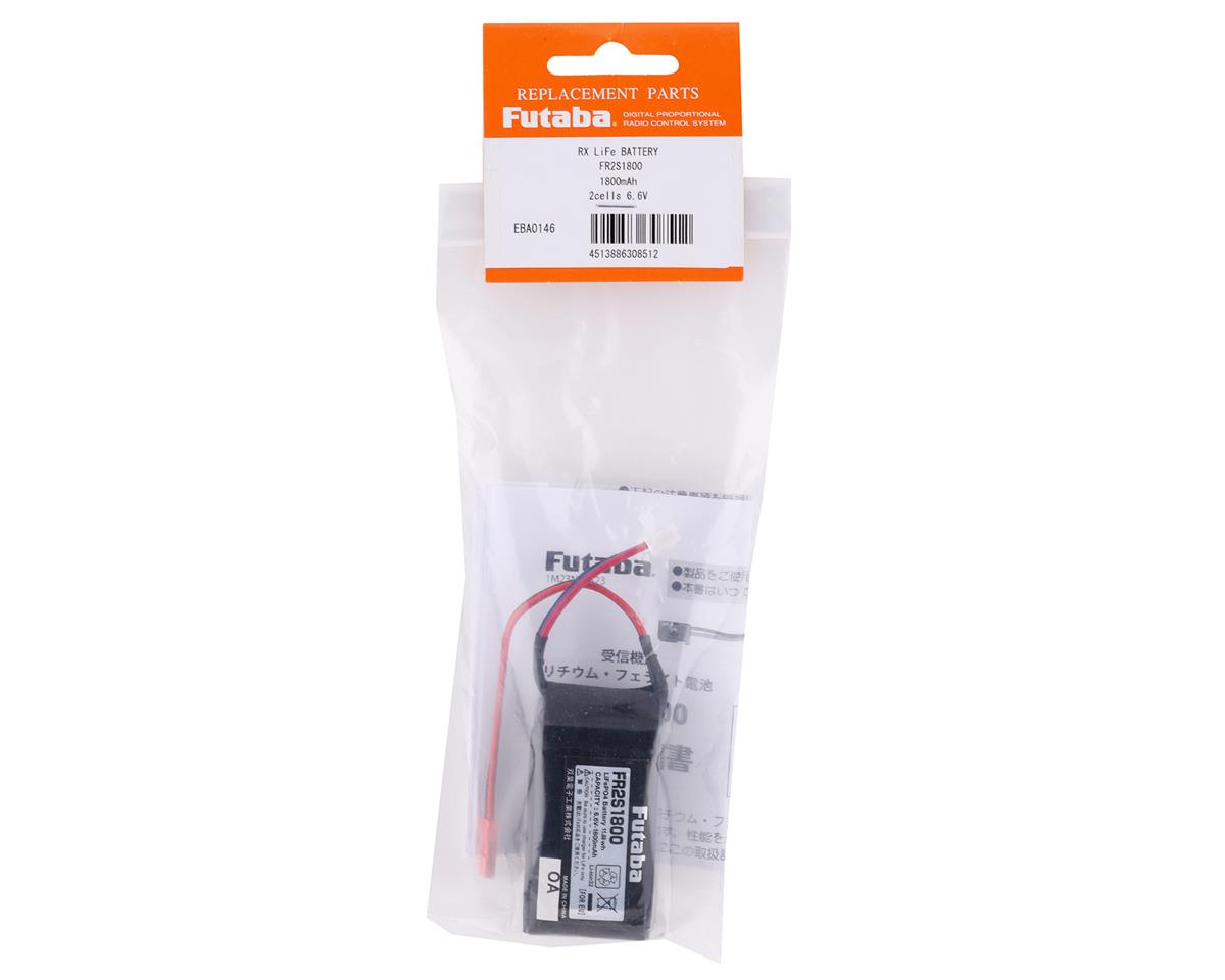 Futaba 2S LiFe Hump Receiver Battery Pack (6.6V/1800mAh)