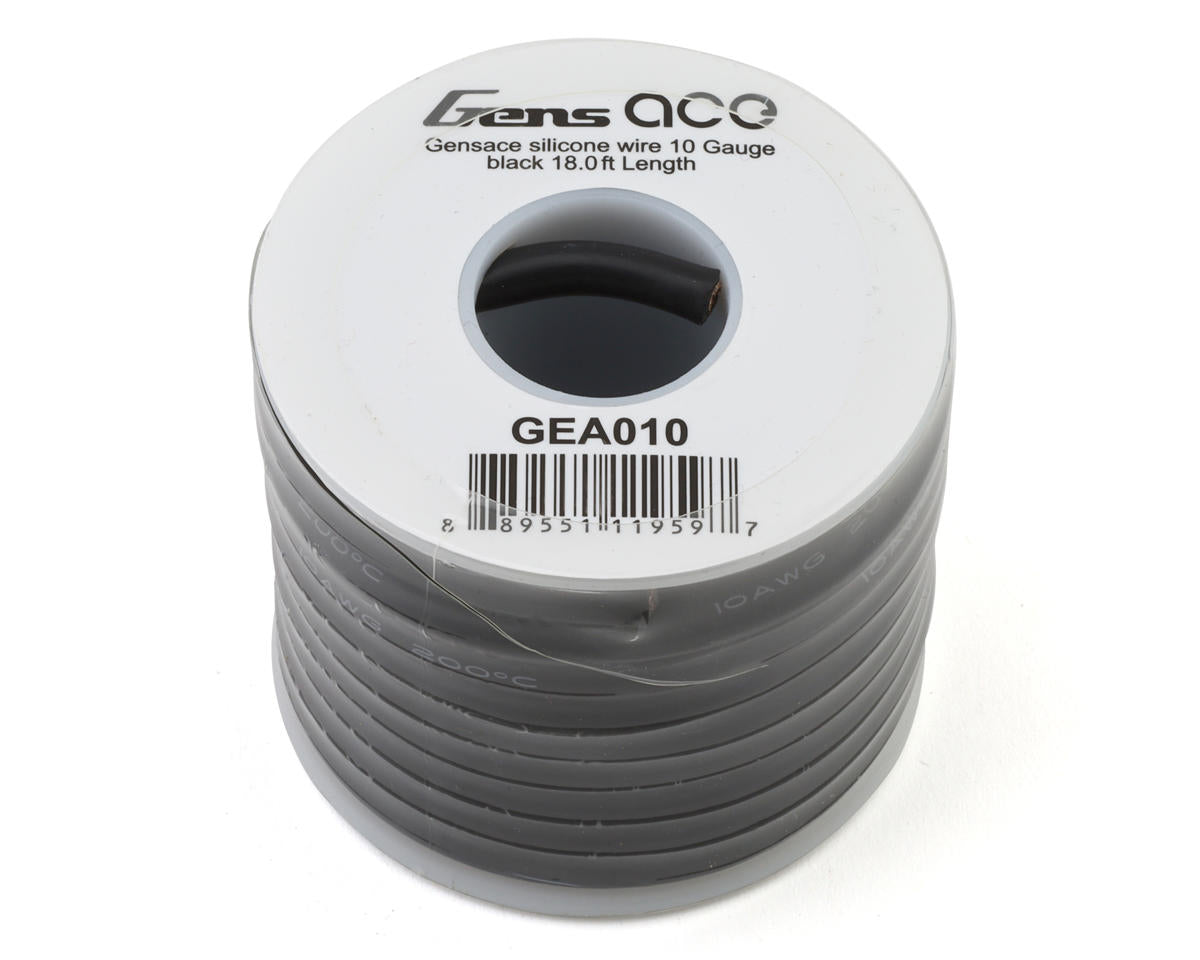 Gens Ace Silicone Wire (10AWG) (Black) (18.4 ft.)