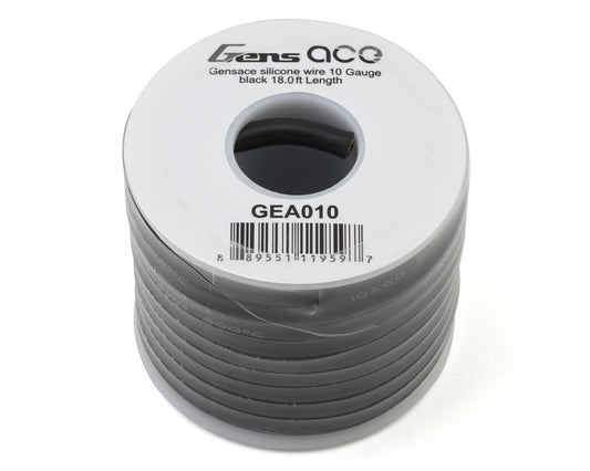 Gens Ace Silicone Wire (10AWG) (Black) (18.4 ft.)