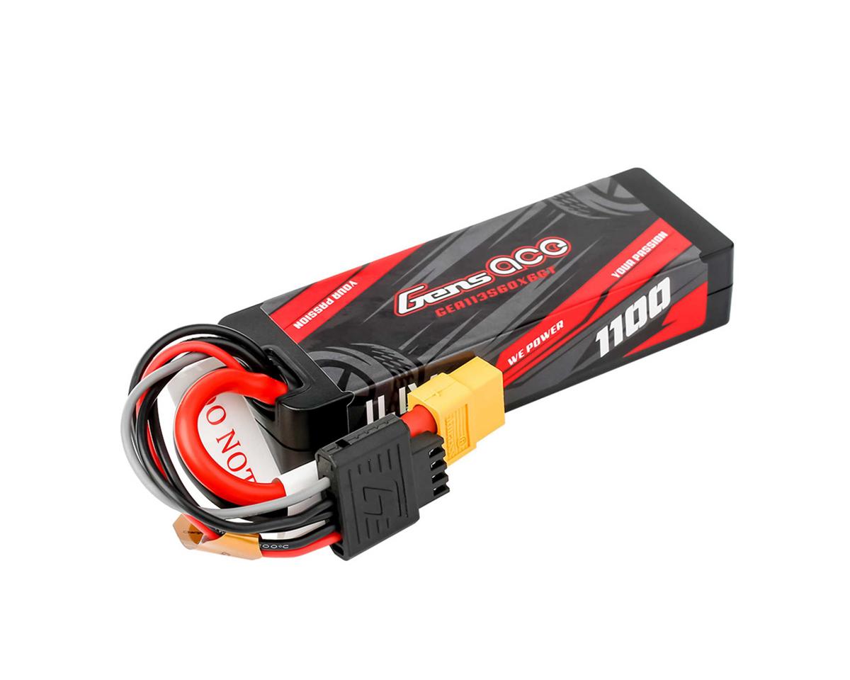 Gens Ace 3S 60C G-Tech Hardcase LiPo Battery Pack (11.1V/1100mAh)