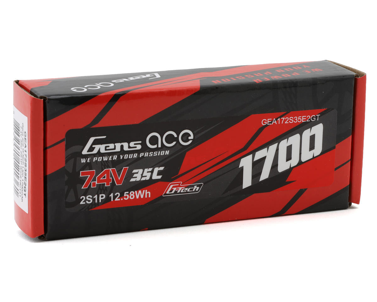 Gens Ace G-Tech Smart 2S Hardcase LiPo Battery 35C (7.4V/1700mAh)