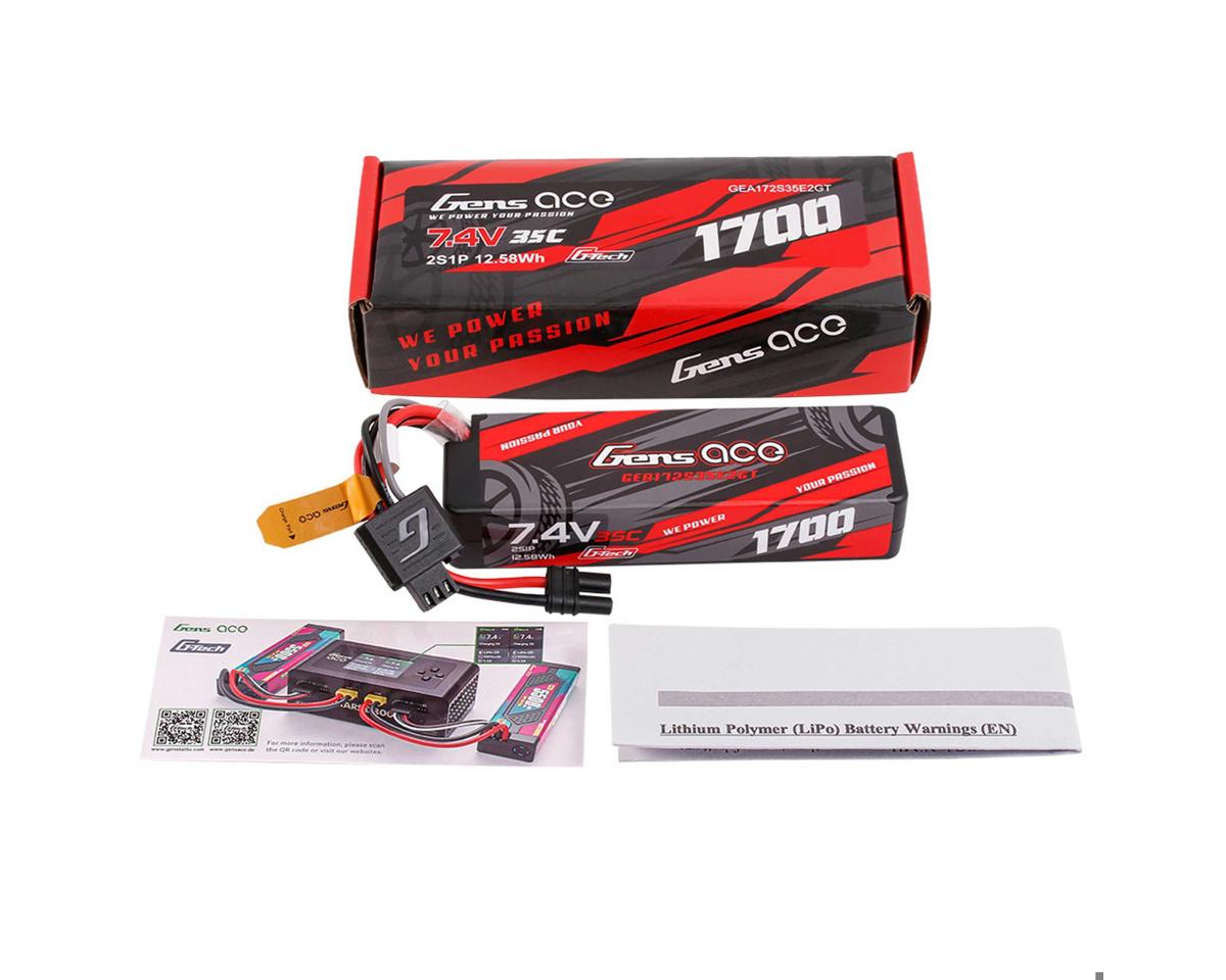 Gens Ace G-Tech Smart 2S Hardcase LiPo Battery 35C (7.4V/1700mAh)
