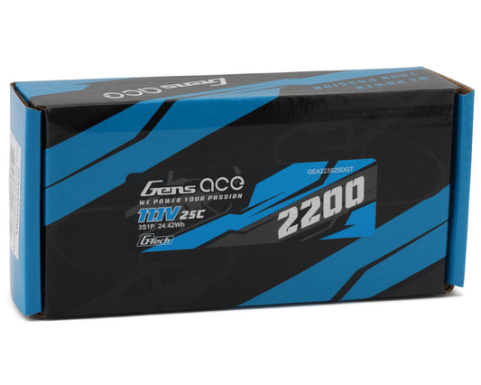 Gens Ace G-Tech Smart 3S LiPo Battery 25C (11.1V/2200mAh) w/Deans