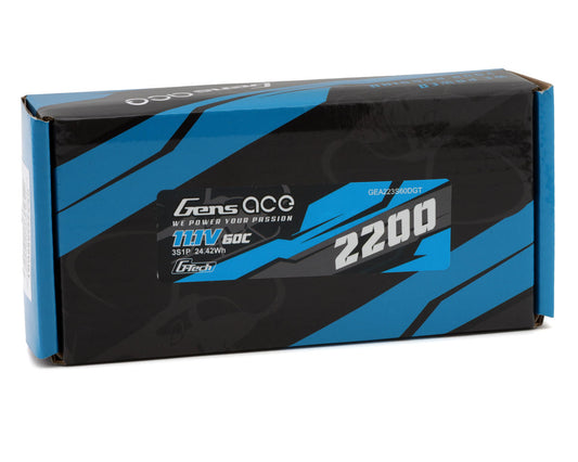 Gens Ace G-Tech Smart 3S LiPo Battery 60C (11.1V/2200mAh) w/Deans