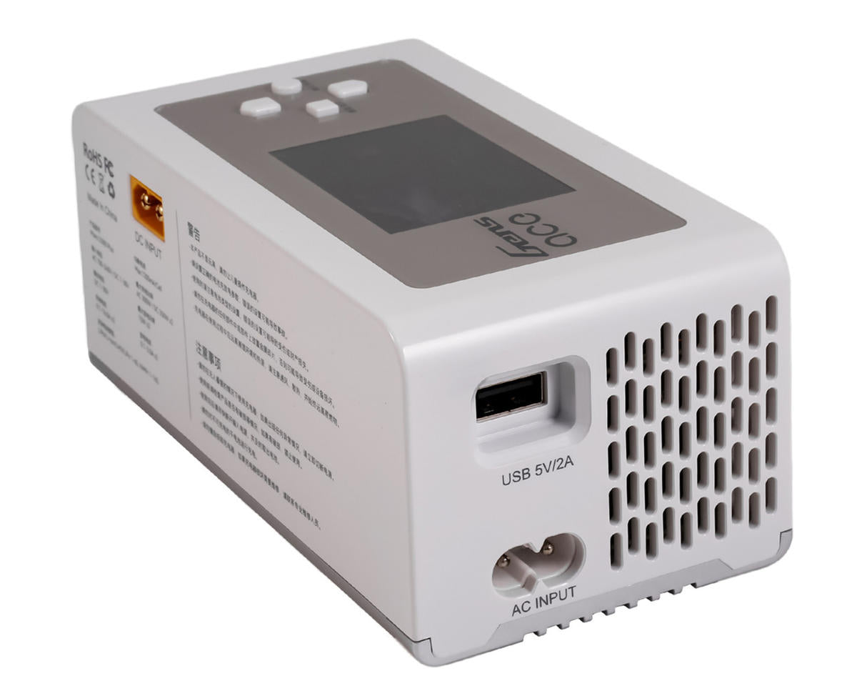 Gens Ace iMars D300 Plus G-Tech Smart Dual AC/DC Charger (White) (6S/16A)