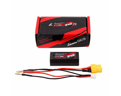 Gens Ace 2S 60C Hardcase Shorty LiHV Battery (7.6V/340mAh)
