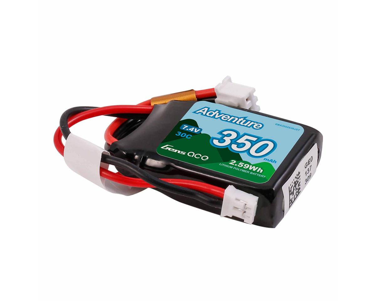 Gens Ace 2S 30C Adventure LiPo Battery (7.4V/350mAh)