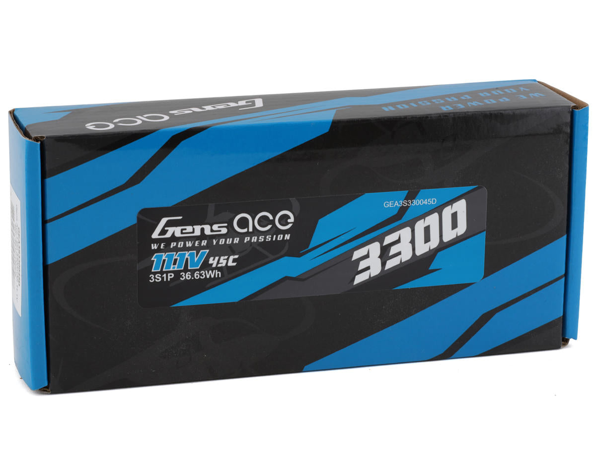 Gens Ace 3S LiPo Battery 45C (11.1V/3300mAh)