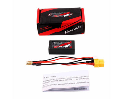 Gens Ace 2S 60C Hardcase Shorty LiHV Battery (7.6V/400mAh)