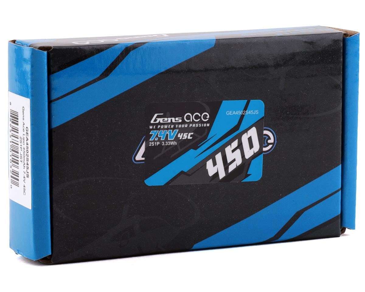 Gens Ace 2s LiPo Battery 45C (7.4V/450mAh)