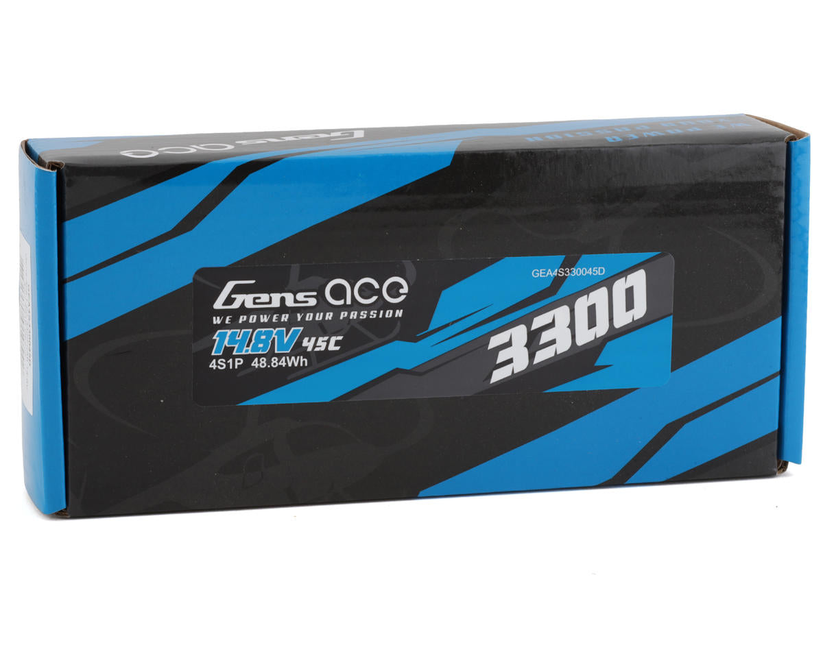 Gens Ace 4S LiPo Battery 45C (14.8V/3300mAh)