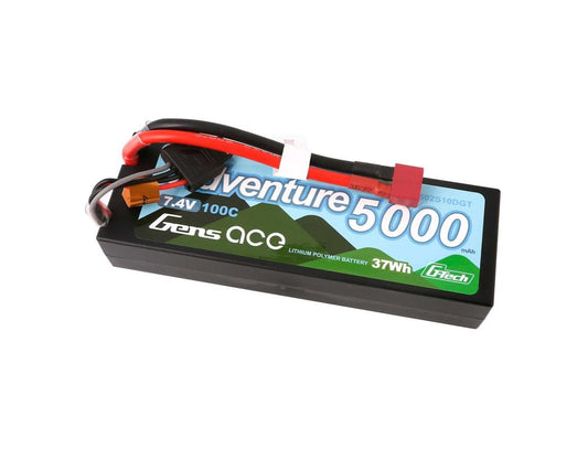 Gens Ace 2S 100C G-Tech Adventure Hardcase LiPo Battery (7.4V/5000mAh)
