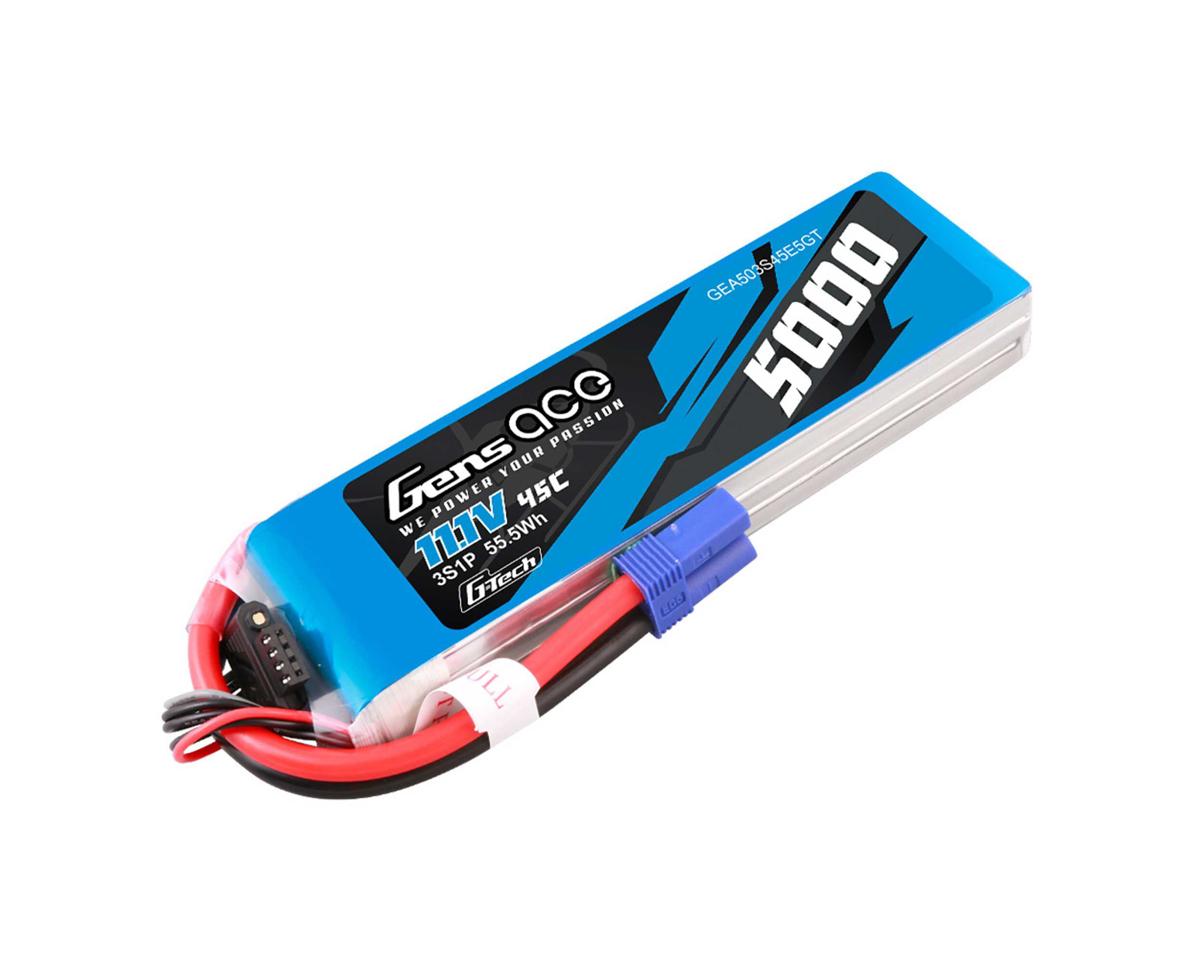 Gens Ace 3S 45C G-Tech Smart LiPo Battery (11.1V/5000mAh)