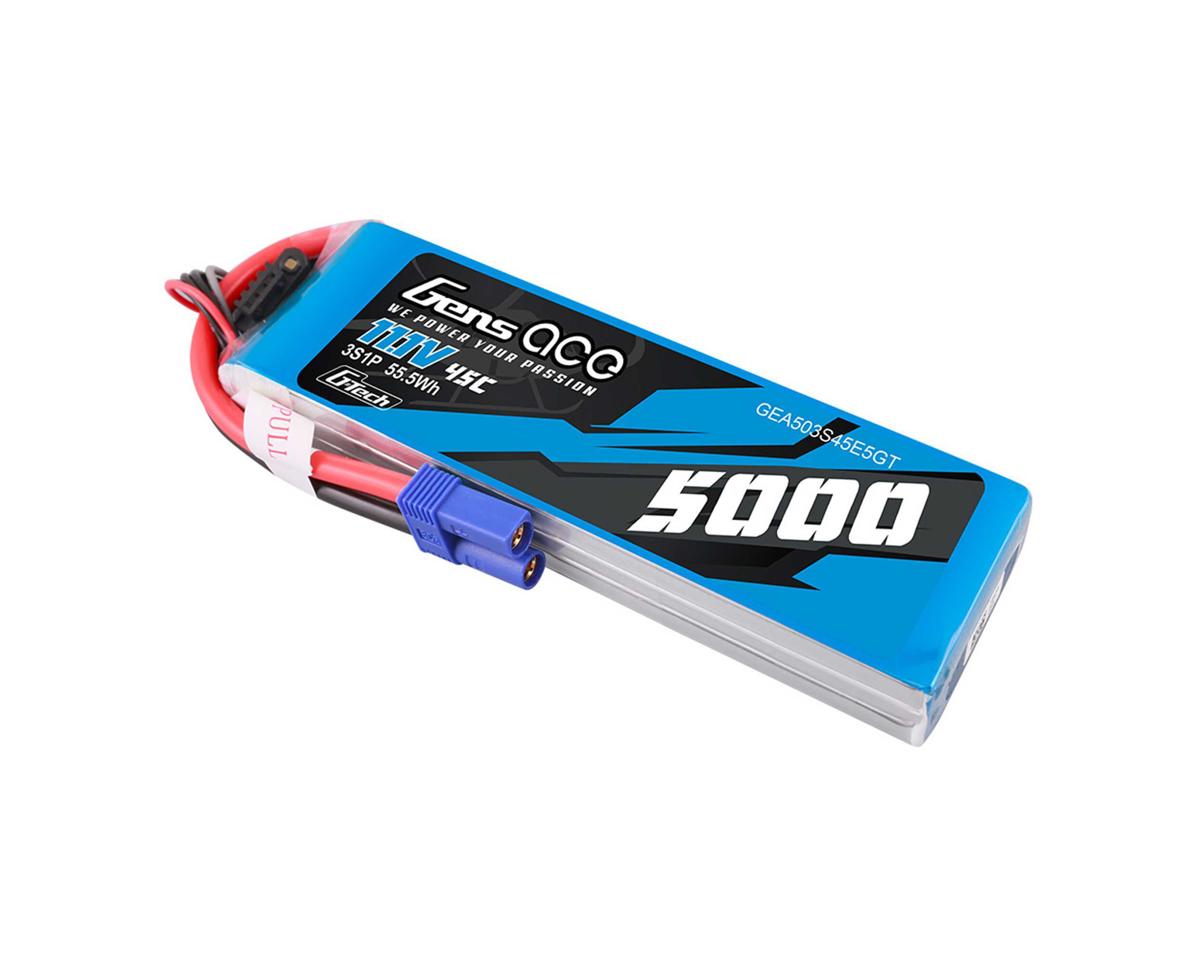 Gens Ace 3S 45C G-Tech Smart LiPo Battery (11.1V/5000mAh)