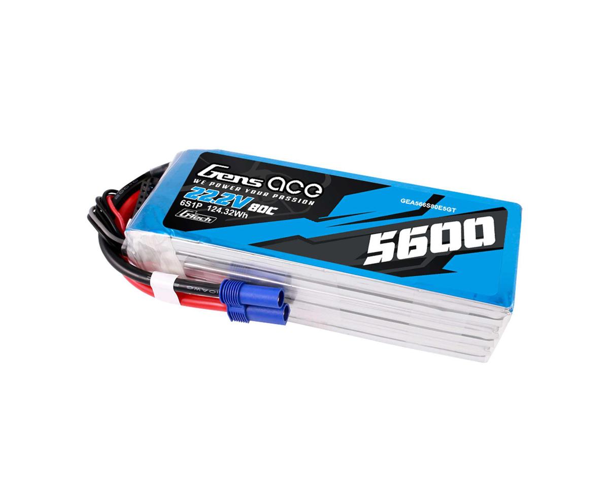 Gens Ace G-Tech Smart 6S LiPo Battery 80C (22.2V/5600mAh)