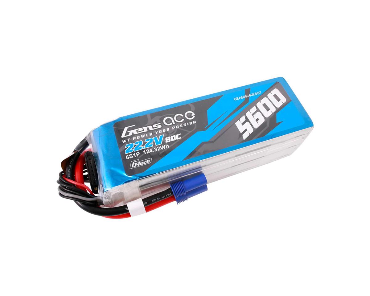 Gens Ace G-Tech Smart 6S LiPo Battery 80C (22.2V/5600mAh)