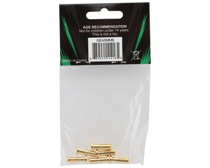 Gens Ace 5.0mm "Flat" Bullet Connector (6 Male)