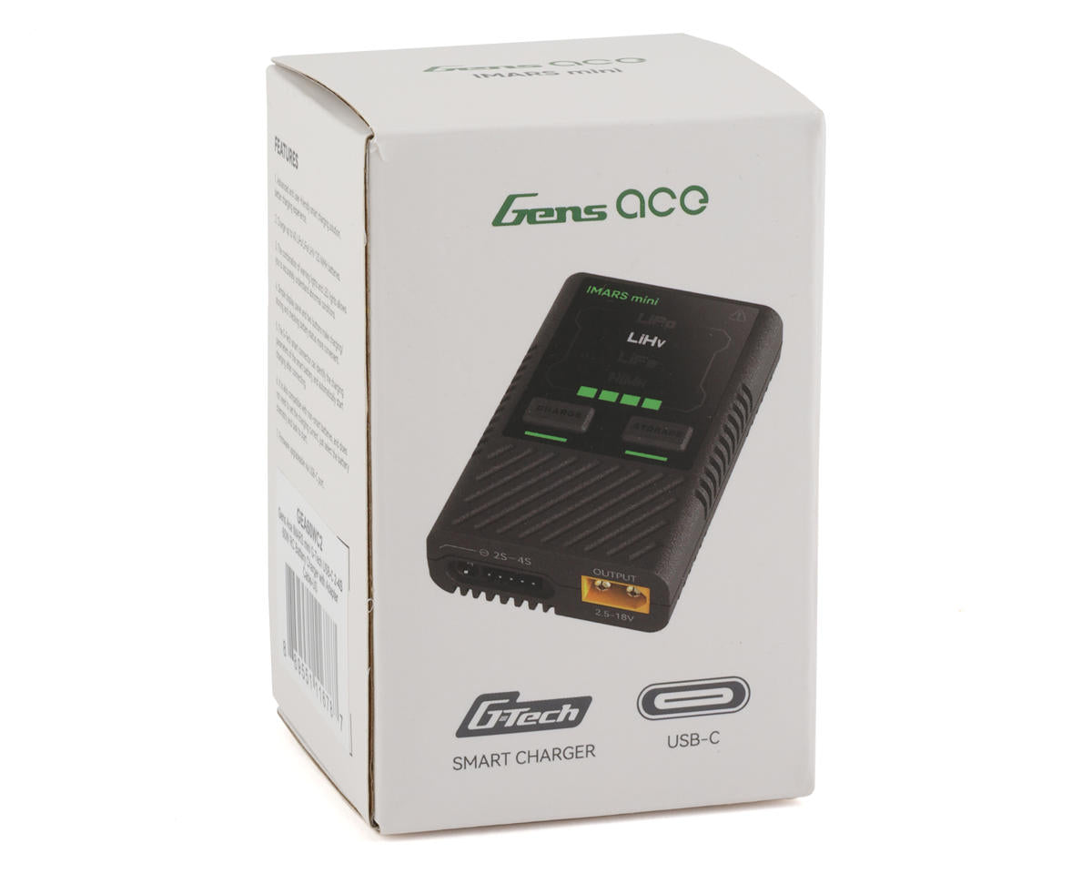 Gens Ace Imars Mini 2-4S G-Tech USB-C DC Charger (5A/60W)