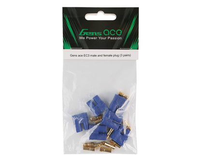Gens Ace EC3 Male & Female Plug Set (3 Pairs)