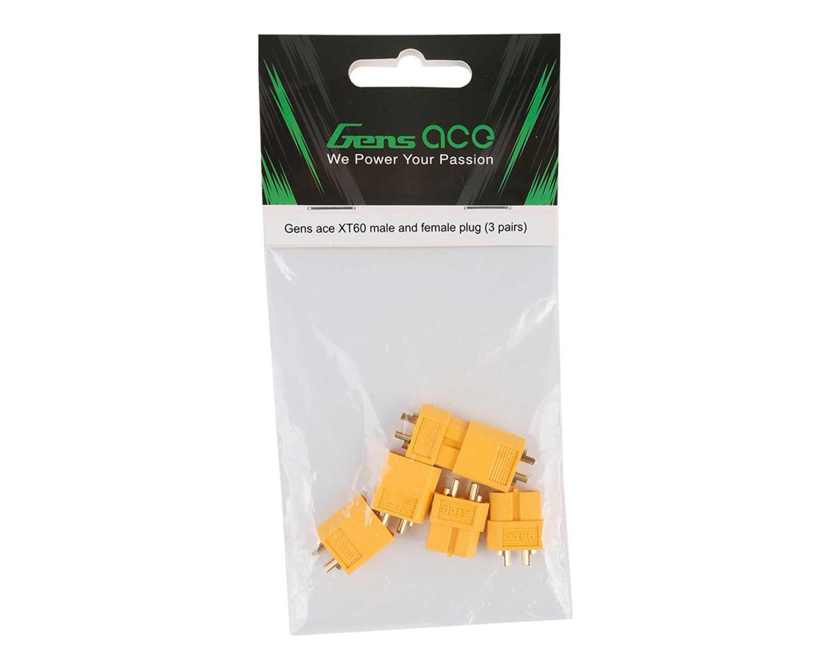 Gens Ace XT60 Connector Set (3 Male/3 Female)