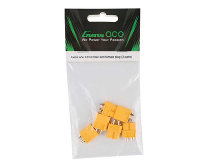 Gens Ace XT60 Connector Set (3 Male/3 Female)