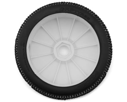 GRP Tires Pixel Pre-Mounted 1/8 Buggy Tires (White) (2) (N35 - Soft)