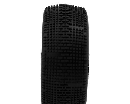 GRP Tires Pixel Pre-Mounted 1/8 Buggy Tires (White) (2) (N35 - Soft)