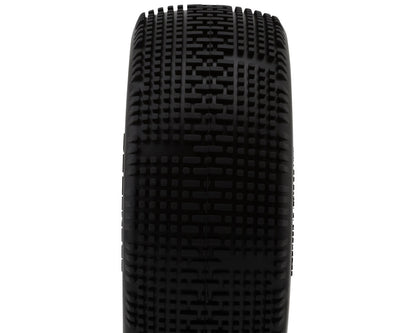 GRP Tires Pixel Pre-Mounted 1/8 Buggy Tires (White) (2) (S25 - Super Soft)