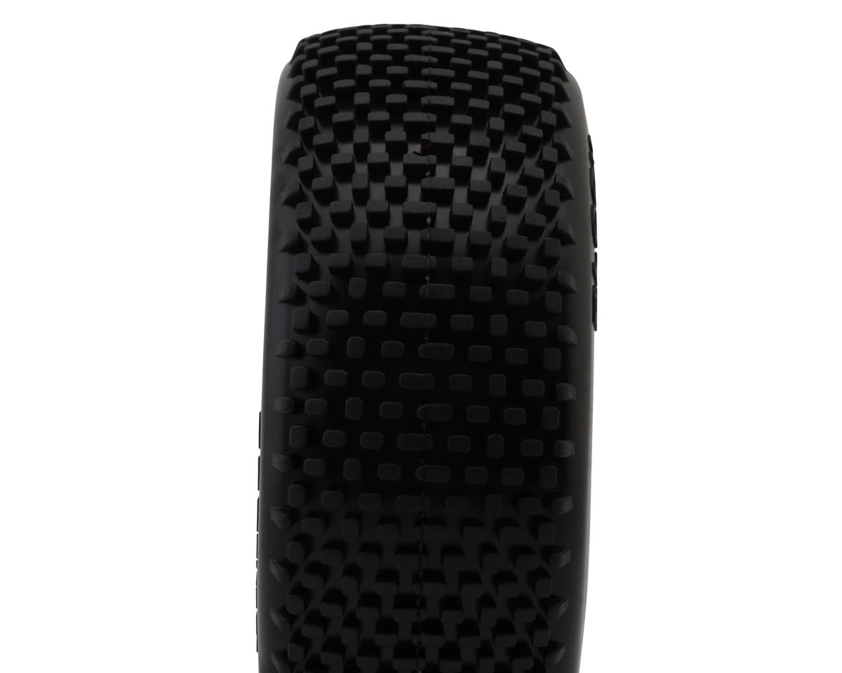 GRP Tires Block Pre-Mounted 1/8 Buggy Tires (White) (2) (S35 - Soft)