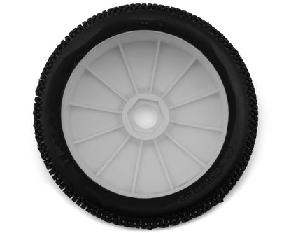 GRP Tires Triky Pre-Mounted 1/8 Buggy Tires (White) (2) (S35 - Soft)
