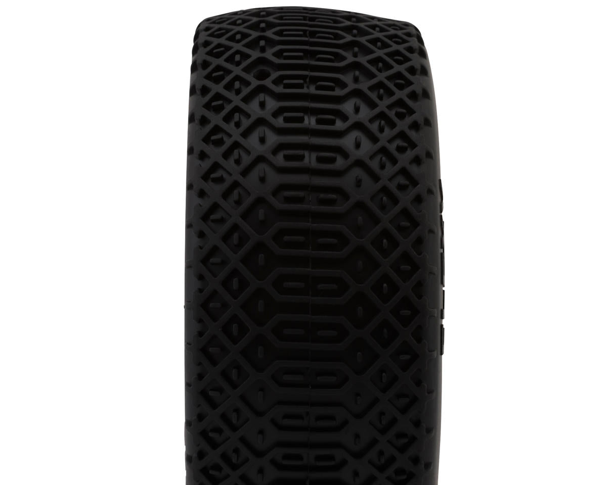 GRP Tires Flexy Pre-Mounted 1/8 Buggy Tires (White) (2) (N35 - Soft)