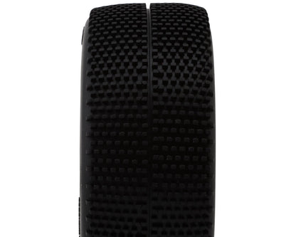 GRP Tires "Micro" Pre-Mounted 1/8 Buggy Tires (White) (2) (N35 - Soft)