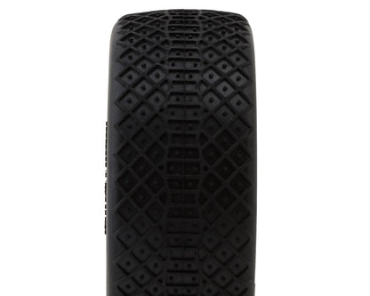 GRP Tires Prime Pre-Mounted 1/8 Buggy Tires (White) (2) (N35 - Soft)