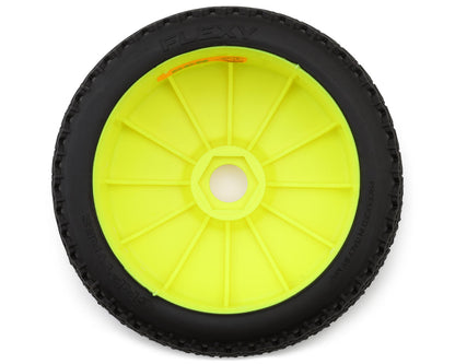 GRP Tires Flexy Pre-Mounted 1/8 Buggy Tires (Yellow) (2) (N35 - Soft)