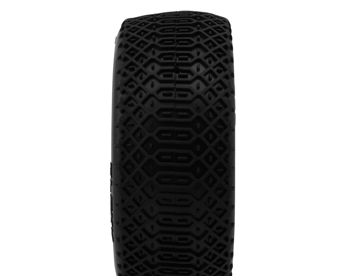 GRP Tires Flexy Pre-Mounted 1/8 Buggy Tires (Yellow) (2) (N35 - Soft)