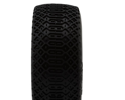 GRP Tires Flexy Pre-Mounted 1/8 Buggy Tires (Yellow) (2) (S25 - Super Soft)