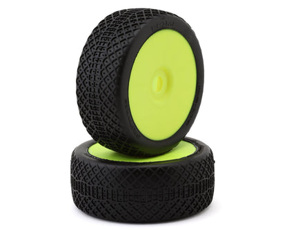 GRP Tires Prime Pre-Mounted 1/8 Buggy Tires (Yellow) (2) (S25 - Super Soft)