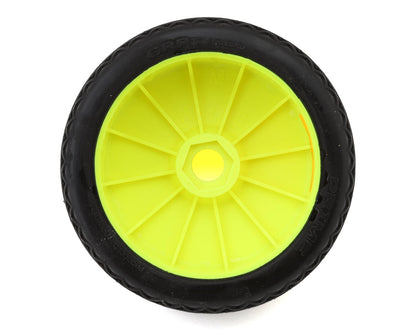 GRP Tires Prime Pre-Mounted 1/8 Buggy Tires (Yellow) (2) (S25 - Super Soft)