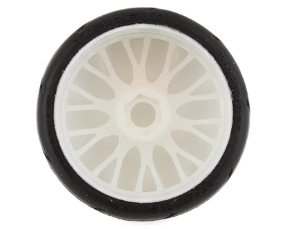 GRP Tires GT - TO3 Revo Belted Pre-Mounted 1/8 Buggy Tires (White) (2) (XB2)