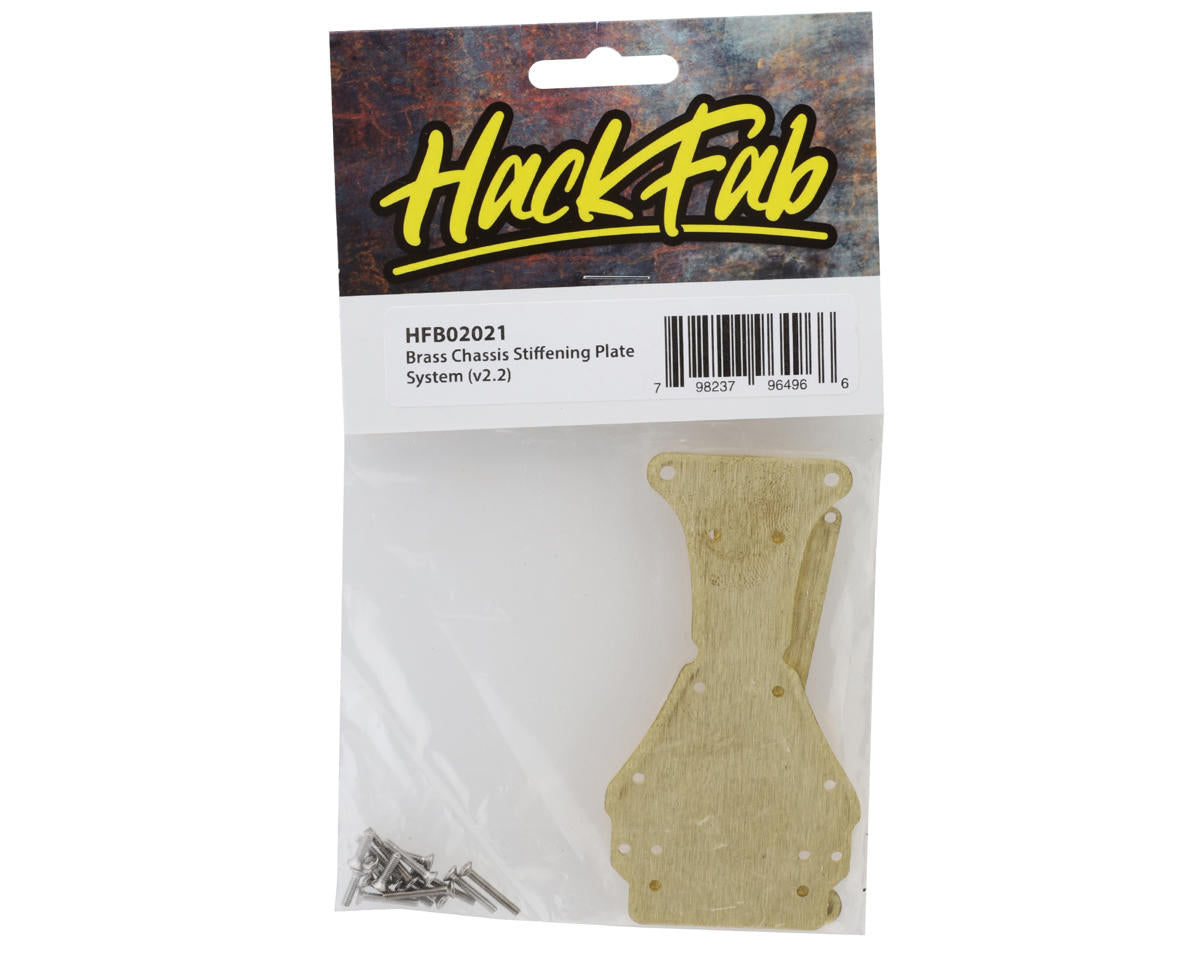 HackFab Brass Chassis Stiffening Plate System (V2.2)