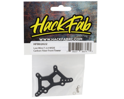 HackFab Losi Mini-T 2.0 Carbon Fiber Wide Front Shock Tower