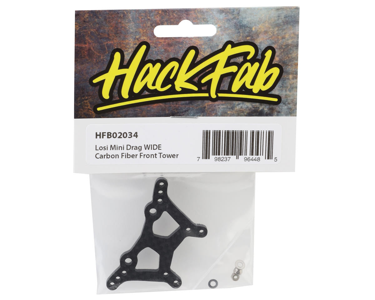 HackFab Losi Mini Drag Carbon Fiber Wide Front Tower