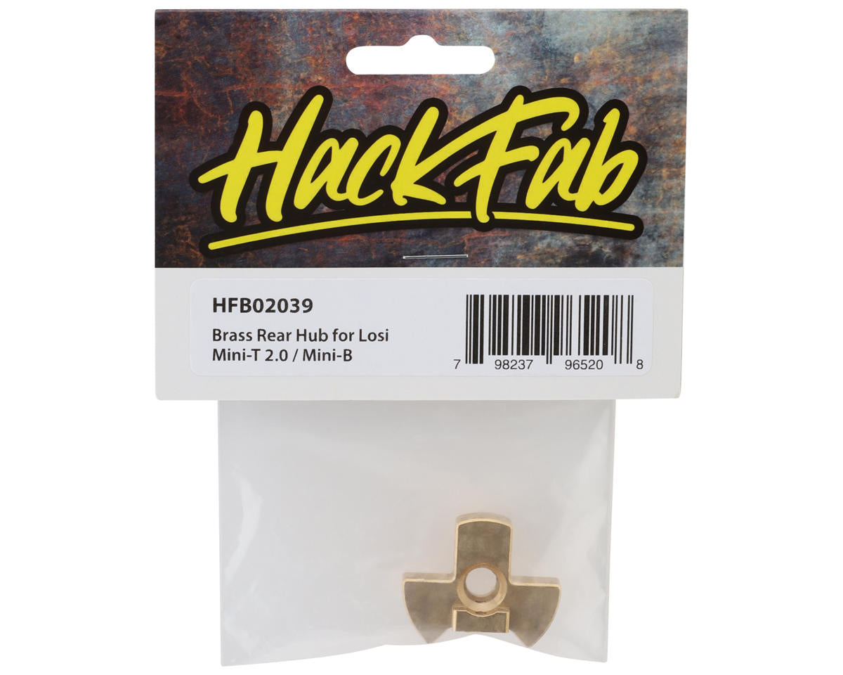 HackFab Losi Mini-T/B Brass Rear Hub (23.5g)