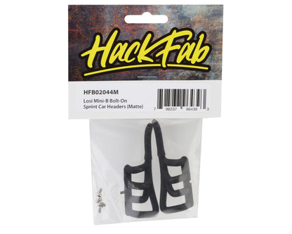 HackFab Losi Mini-B Bolt-On Sprint Car Cage Mount (Matte Black)