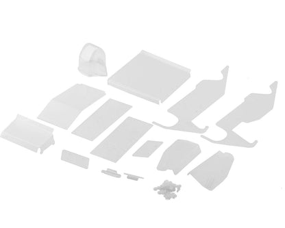 HackFab Losi Mini-B Bolt-On Sprint Car Lexan Body Kit (Clear)