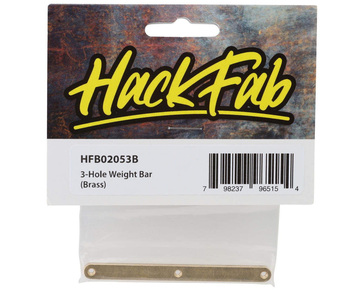 HackFab Mini Sprint 3-Hole Weight Bar (Brass)