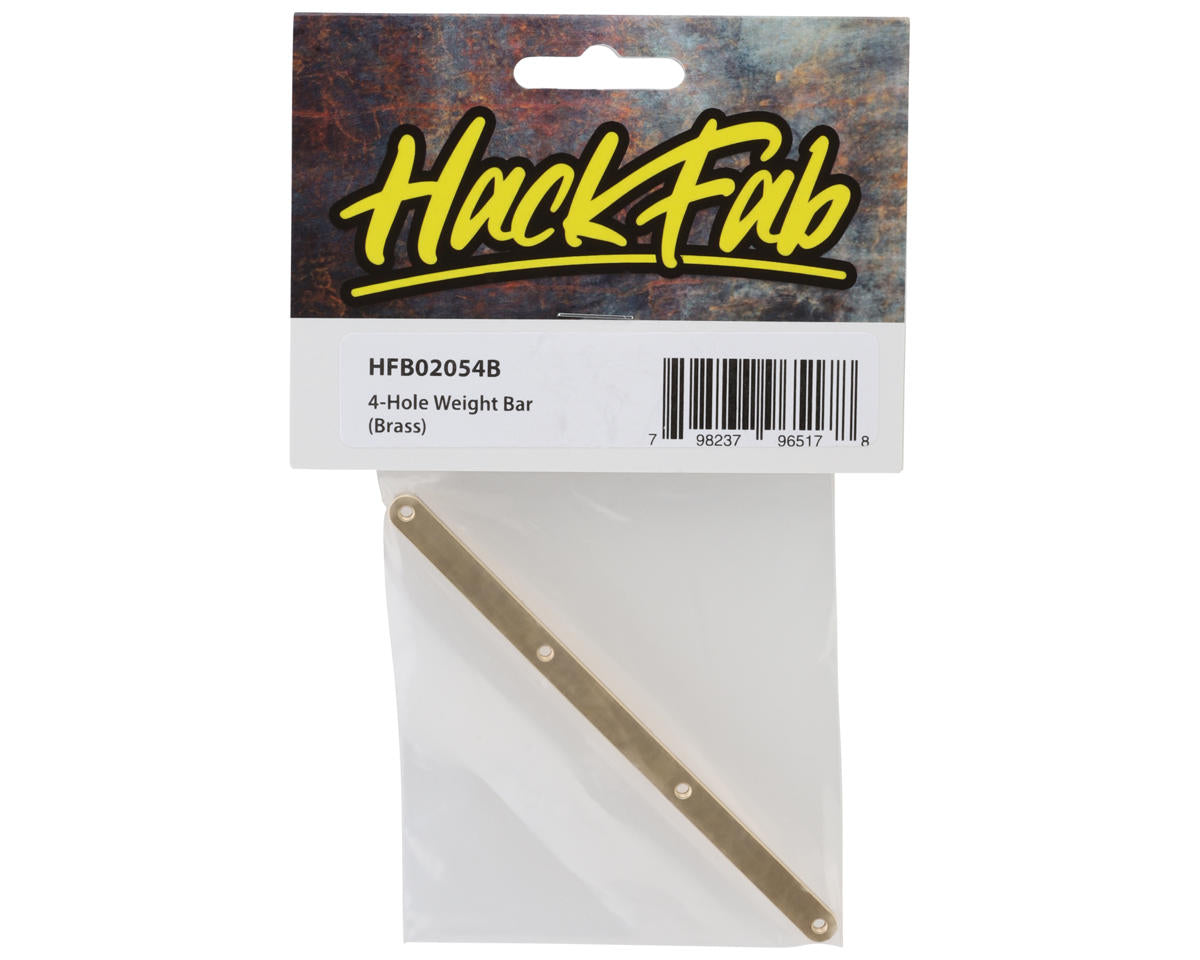 HackFab Mini Sprint 4-Hole Weight Bar (Brass)