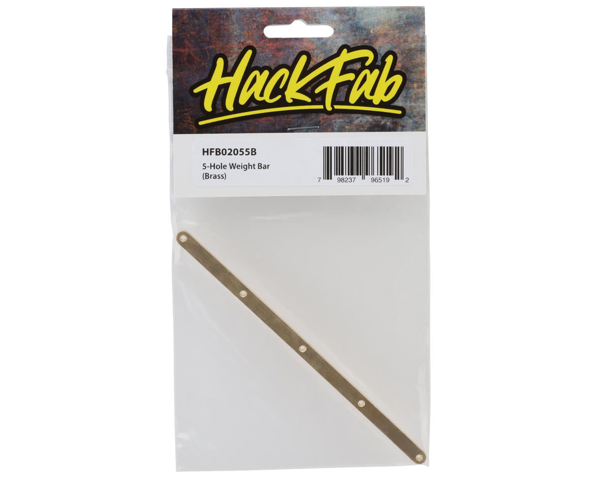 HackFab Mini Sprint 5-Hole Weight Bar (Brass)