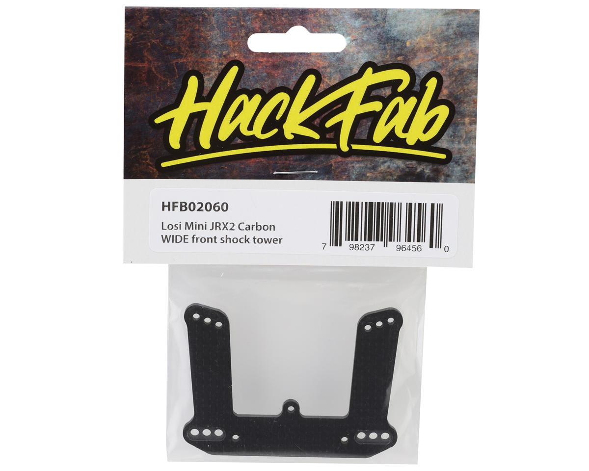 HackFab Losi Mini JRX2 Carbon Fiber Wide Front Shock Tower