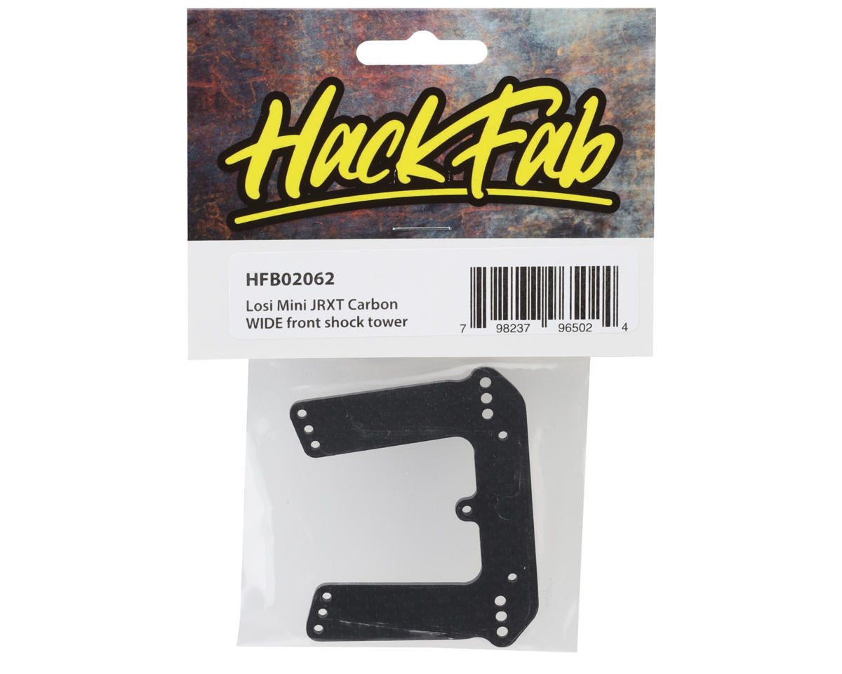 HackFab Losi Mini JRXT Carbon Fiber Wide Front Shock Tower